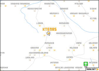 map of Ktenás