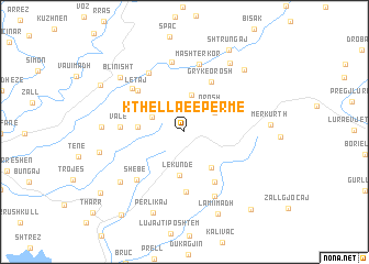 map of Kthella e Epërme