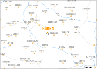 map of Kuahn