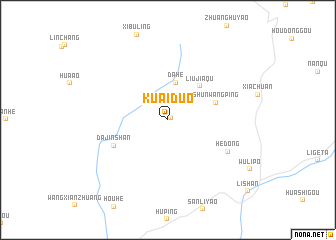 map of Kuaiduo