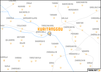 map of Kuaitanggou