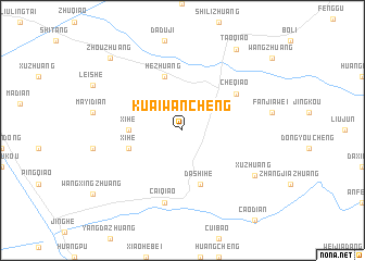 map of Kuaiwancheng