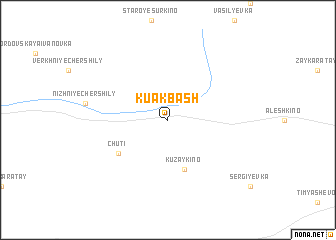 map of Kuakbash