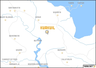 map of Kuakuil