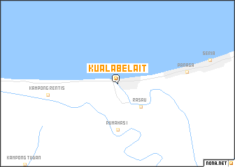 map of Kuala Belait