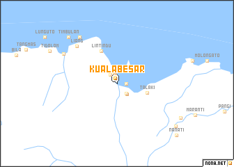 map of Kualabesar