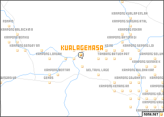 map of Kuala Gemas A