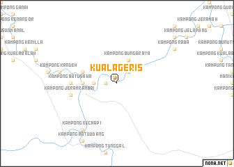 map of Kuala Geris