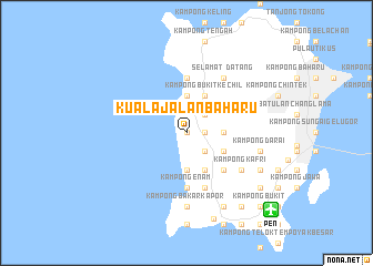map of Kuala Jalan Baharu