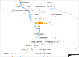 map of Kuala Kerai