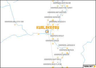 map of Kuala Kerau