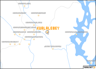 map of Kuala Lebey