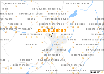 map of Kuala Lumpur