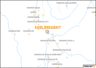 map of Kuala Medamit