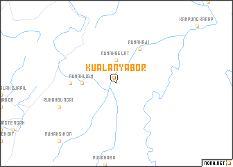 map of Kuala Nyabor