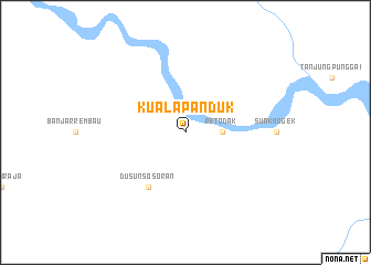 map of Kualapanduk