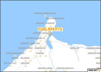 map of Kuala Penyu