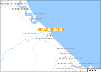 map of Kuala Pontian