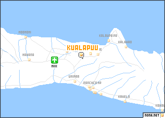 map of Kualapuu