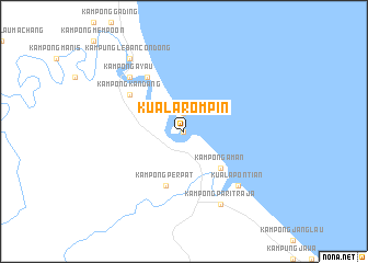 map of Kuala Rompin