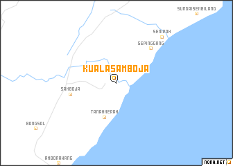 map of Kualasamboja