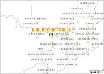 map of Kuala Semantan Ulu