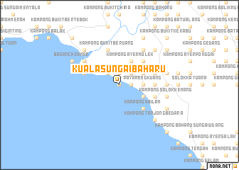 map of Kuala Sungai Baharu