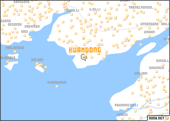 map of Kuam-dong