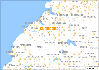 map of Kuam-dong