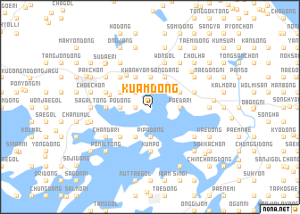 map of Kuam-dong