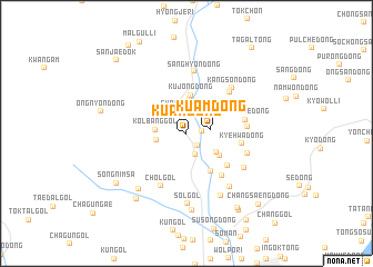 map of Kuam-dong