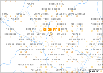 map of Kuamegu