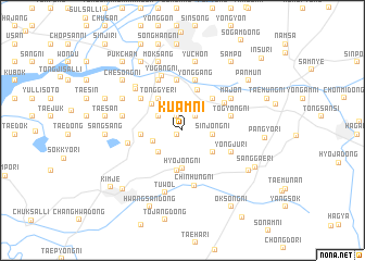 map of Kuam-ni