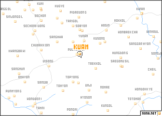 map of Kuam