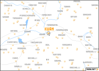 map of Kuam