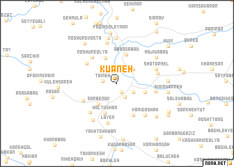 map of Kūāneh