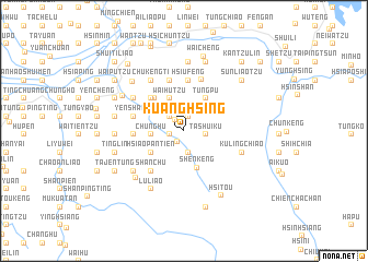 map of Kuang-hsing