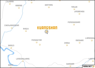 map of Kuangshan
