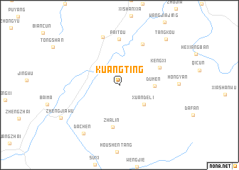 map of Kuangting
