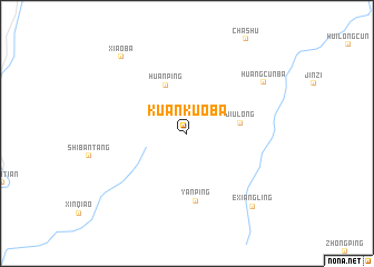 map of Kuankuoba