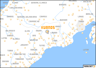 map of Kuanos