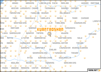 map of Kuan-tao-shan