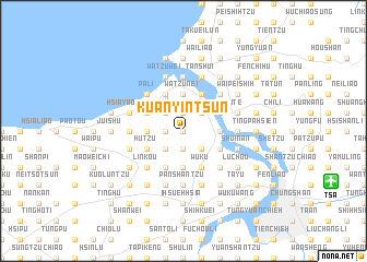 map of Kuan-yin-ts\