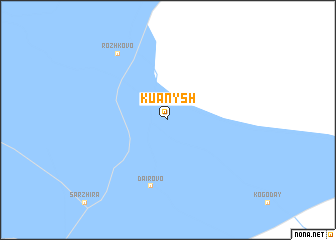 map of Kuanysh