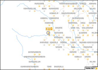 map of Kua