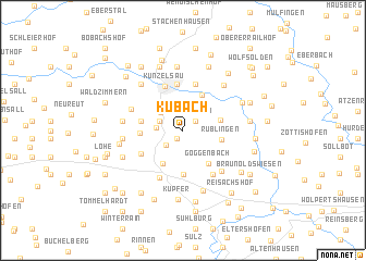 map of Kubach
