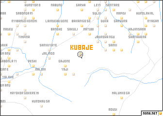 map of Kubaje