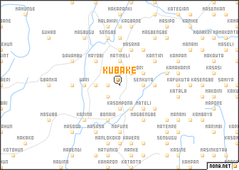 map of Kubake