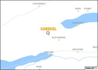 map of Kubakolʼ