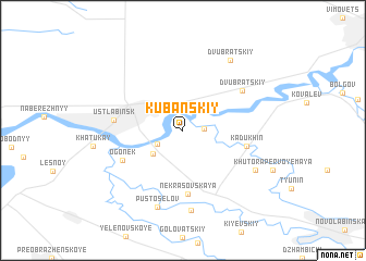map of Kubanskiy